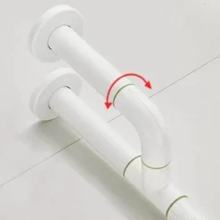 Wandmontierter Badezimmerhandlauf aus Edelstahl - Sicherheitsstange zur Unterstützung älterer Menschen