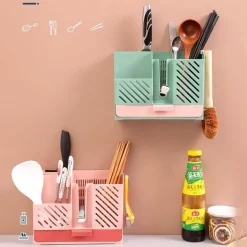 Wandmontierter Besteckabtropfer - Küchenmesser-Organizer