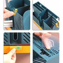 Wandmontierter Besteckabtropfer - Küchenmesser-Organizer