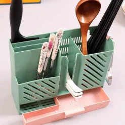 Wandmontierter Besteckabtropfer - Küchenmesser-Organizer