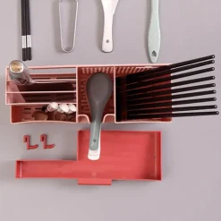 Wandmontierter Besteckabtropfer - Küchenmesser-Organizer