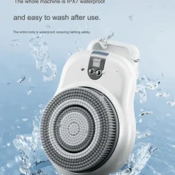 Wandmontierter Duschschrubber - Intelligente Rückenreinigungsmaschine