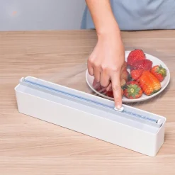 Wandmontierter Frischhaltefolienspender - Verstellbarer Küchen-Organizer