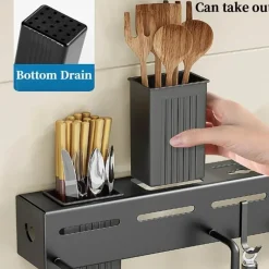 Wandmontierter Küchen-Organizer – Moderne Lösung zur Aufbewahrung von Werkzeugen