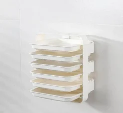 Wandmontierter Küchen-Organizer – platzsparende Aufbewahrungslösung