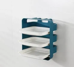 Wandmontierter Küchen-Organizer – platzsparende Aufbewahrungslösung