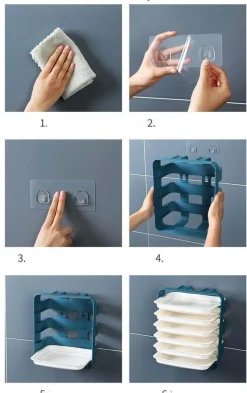 Wandmontierter Küchen-Organizer – platzsparende Aufbewahrungslösung