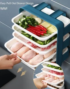 Wandmontierter Küchen-Organizer – platzsparende Aufbewahrungslösung