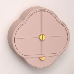 Wandmontierter Make-up-Organizer – Aufbewahrung ohne Lochen im Badezimmer