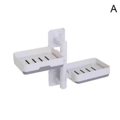 Wandmontierter, mehrschichtiger, drehbarer Seifenhalter