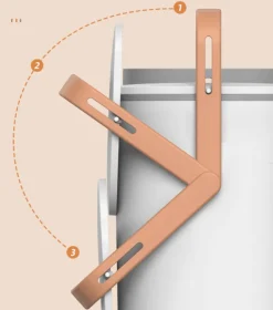 Wandmontierter Mülleimer - Moderner großer Küchenabfalleimer