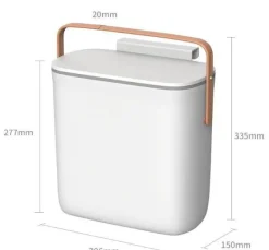 Wandmontierter Mülleimer - Moderner großer Küchenabfalleimer