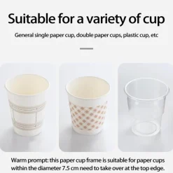 Wandmontierter Pappbecherspender - Leicht zugänglicher Halter