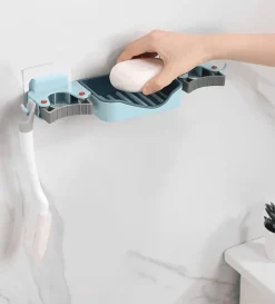 Wandmontierter Seifenmopphalter - 3-in-1-Aufbewahrungshalter