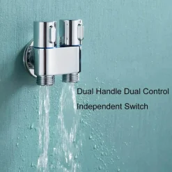 Wandmontiertes Badezimmer-Wasserhahn-Sprühset – Frische Bewässerungslösung