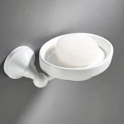 Wandmontiertes Badezimmer-Zubehörhalter-Set – Organizer für Handtücher, Toilettenartikel und Accessoires