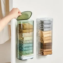Wand-Organizer – Transparente Hängeaufbewahrung für Unterwäsche