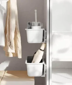 Wandregal mit Aufbewahrungsschublade – platzsparender Organizer