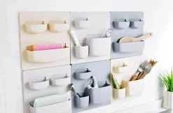 Wandregal mit Saugnapf – Lösung zur Organisation zu Hause