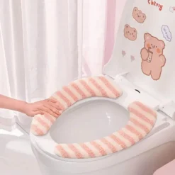Warm Toilet Seat Cover - Soft Deluxe Bathroom Accessory
