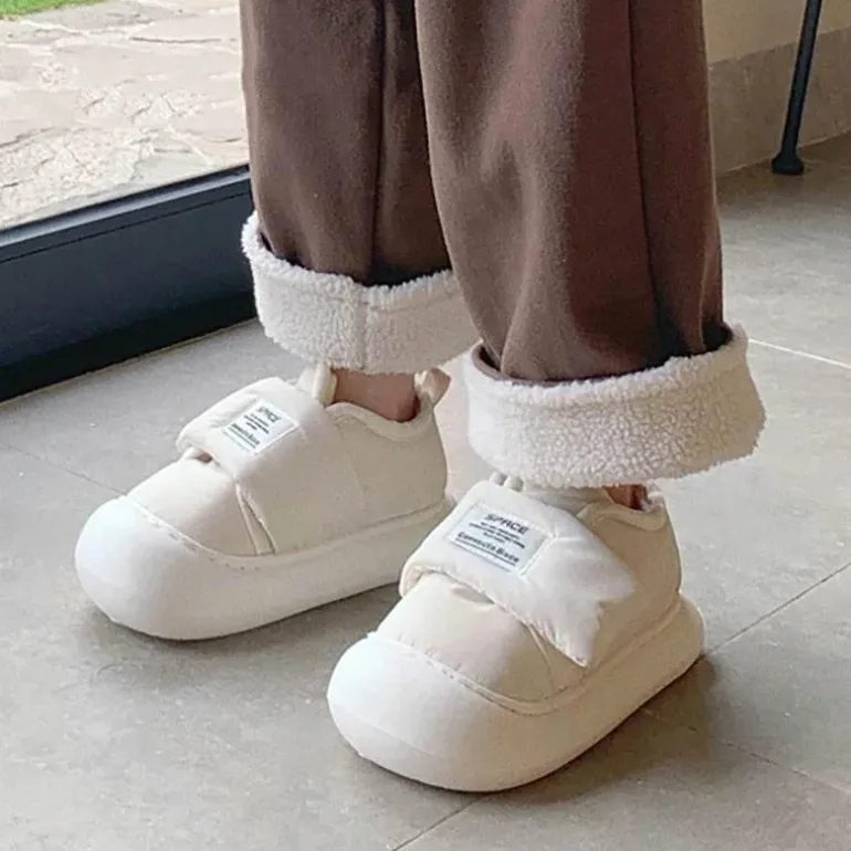 Warme Damenschuhe mit Baumwollpolsterung – gemütliche Winterschuhe