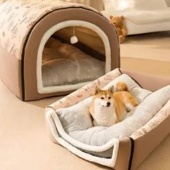 Waschbare Winter-Hundehütte – gemütlicher, warmer Unterschlupf für Haustiere