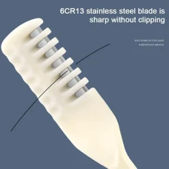 Waschbarer Nasenhaarentferner mit Doppelkopf – Sanftes Trimmwerkzeug