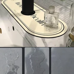 Wasserabsorbierende Spülbeckenmatte – Spritzschutz für Küche und Bad