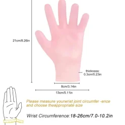 Wasserdichte Aqua Care Silikon-Spa-Handschuhe