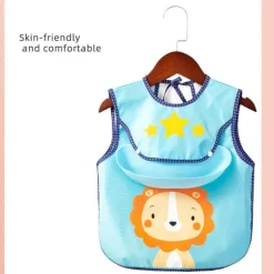 Wasserdichte Babyschürze mit Tiermuster – süßer Kochkittel für Kinder