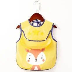 Wasserdichte Babyschürze mit Tiermuster – süßer Kochkittel für Kinder