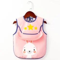 Wasserdichte Babyschürze mit Tiermuster – süßer Kochkittel für Kinder