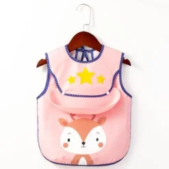 Wasserdichte Babyschürze mit Tiermuster – süßer Kochkittel für Kinder