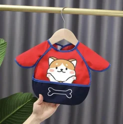 Wasserdichte Cartoon-Babylätzchen – leicht zu reinigende Lätzchen zum Füttern von Kindern