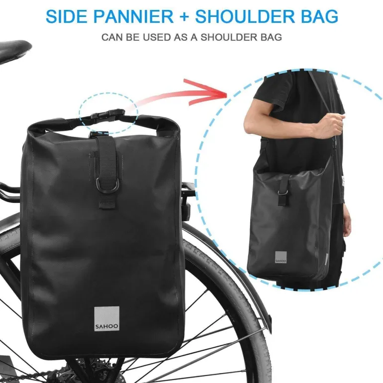 Wasserdichte Fahrradsatteltasche - Robuste Fahrrad-Schultertasche