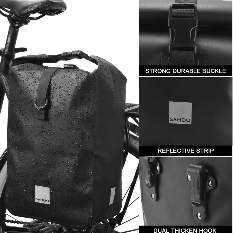 Wasserdichte Fahrradsatteltasche - Robuste Fahrrad-Schultertasche