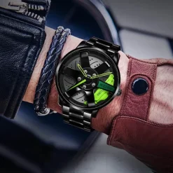 Wasserdichte Herrenuhr – Autofelgen-Design
