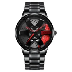 Wasserdichte Herrenuhr – Autofelgen-Design