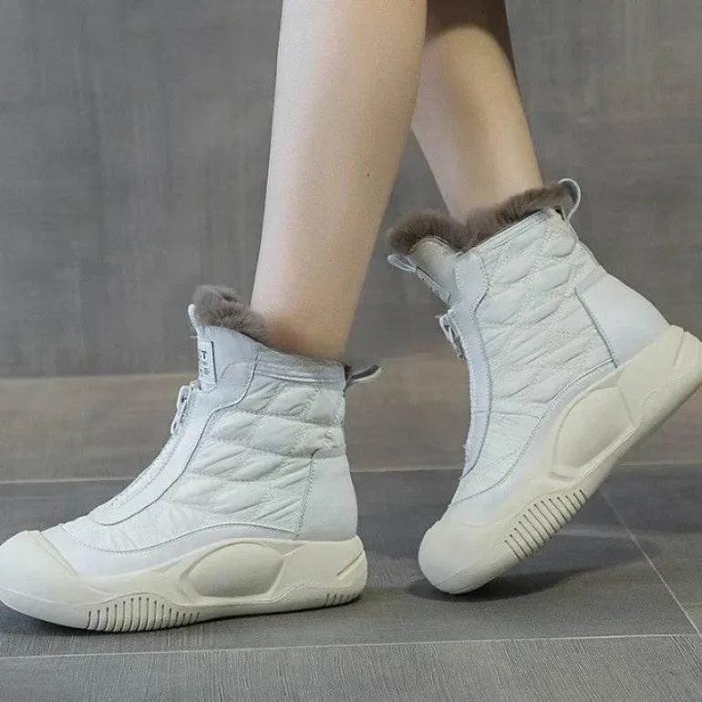 Wasserdichte High-Top-Schneestiefel für Damen – Winter Defender Footwear