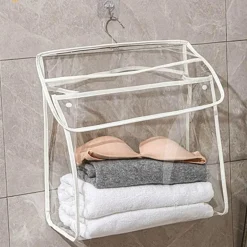 Wasserdichte, hängende Badezimmer-Organizer-Tasche – transparente Aufbewahrungslösung