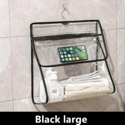 Wasserdichte, hängende Badezimmer-Organizer-Tasche – transparente Aufbewahrungslösung