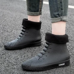 Wasserdichte Schlupfgummistiefel - Stylish Rain Rider