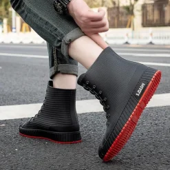 Wasserdichte Schlupfgummistiefel - Stylish Rain Rider