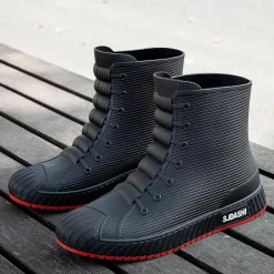 Wasserdichte Schlupfgummistiefel - Stylish Rain Rider