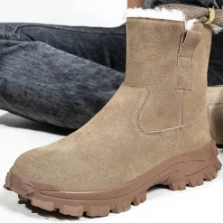 Wasserdichte Sicherheitsstiefel – Strapazierfähiges, strapazierfähiges Arbeitsschuhwerk