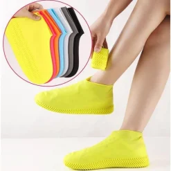 Wasserdichte Silikon-Überschuhe – wiederverwendbar, 2er-Pack