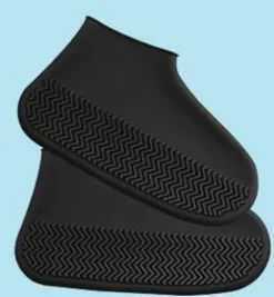 Wasserdichte Silikon-Überschuhe – wiederverwendbar, 2er-Pack