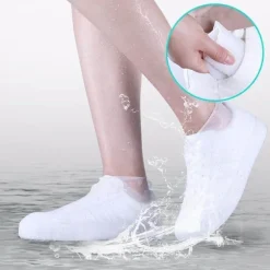 Wasserdichte Silikon-Überschuhe – wiederverwendbar, 2er-Pack