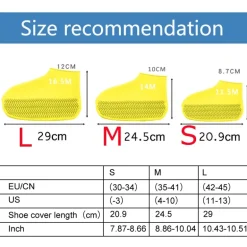 Wasserdichte Silikon-Überschuhe – wiederverwendbar, 2er-Pack