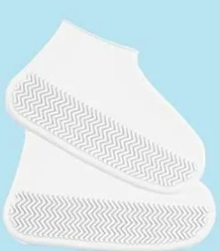 Wasserdichte Silikon-Überschuhe – wiederverwendbar, 2er-Pack